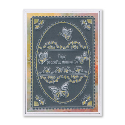 Linda's It's a Wrap! Part 3 - Butterfly Trifold A4 Groovi Plate