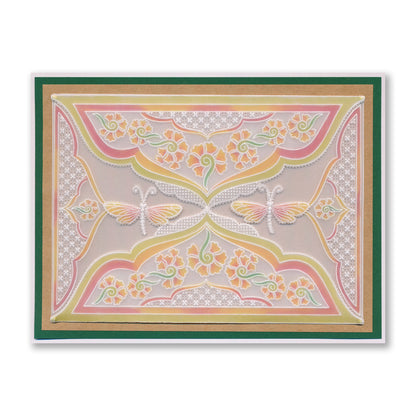 Linda's It's a Wrap! Part 3 - Dragonfly Gatefold A4 Groovi Plate