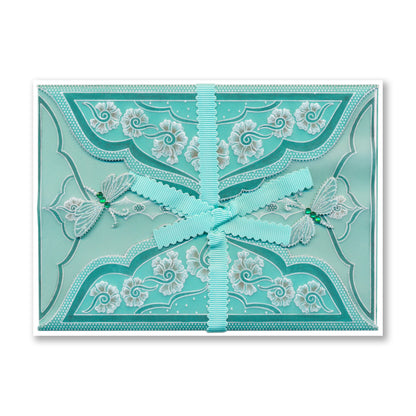 Linda's It's a Wrap! Part 3 - Dragonfly Gatefold A4 Groovi Plate