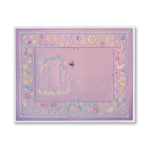 Linda's Floral Alphabet Complete Collection + FREE A5 Parchment!