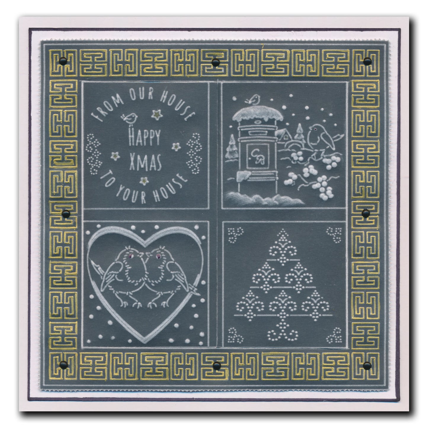 Linda's Layering Frames Sampler A4 Groovi Plate