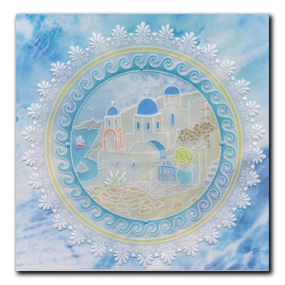 Linda's Layering Frames Set 6 - Greek A4 Square & A5 Square Groovi Plate Collection