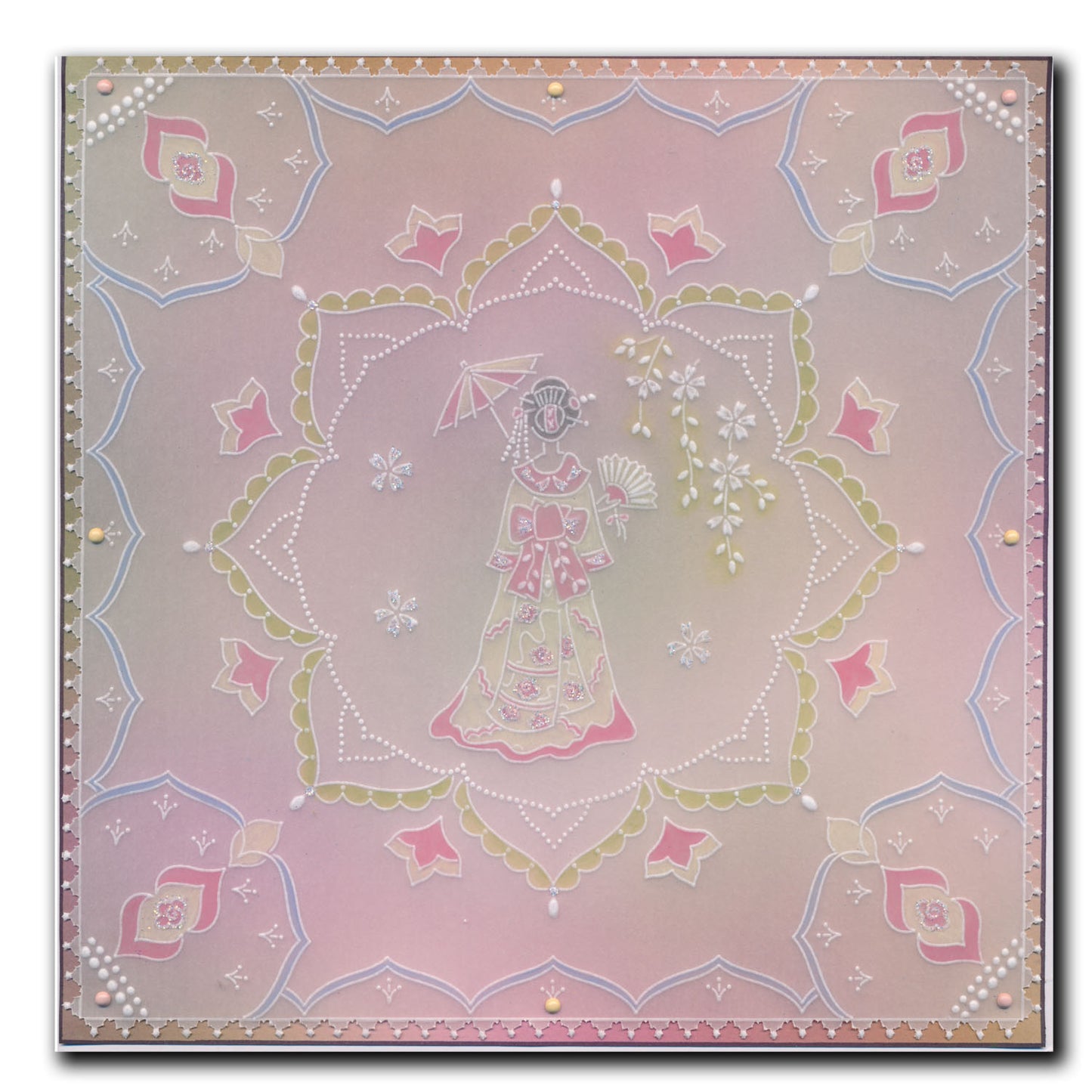 Linda's Layering Frames Set 3 - Oriental A4 Square & A5 Square Groovi Plate Collection