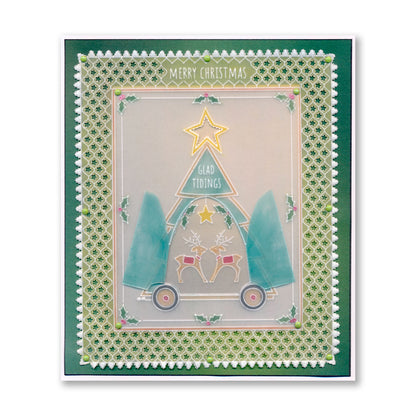 Barbara's SHAC Christmas Tree Wooden Toy A6 Groovi Plate