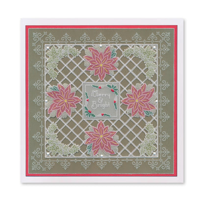 Jayne's Rose & Lattice A5 & A5 Square Groovi Plate Collection