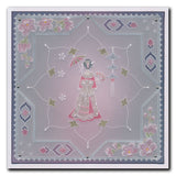 Linda's Layering Frames Set 3 - Oriental A4 Square & A5 Square Groovi Plate Collection