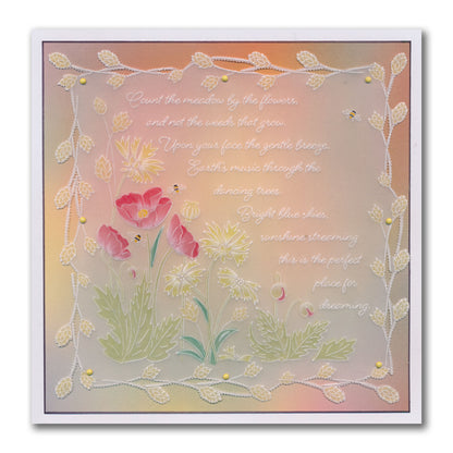 Linda's Count the Meadow Companion A5 Square Groovi Plate