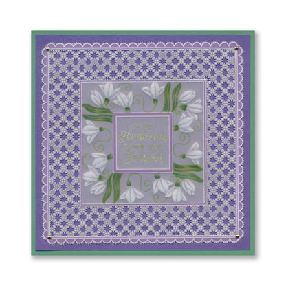 Square Floral Framers A4 Groovi Plate