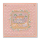 Linda's Country Cottage Layering Frame A4 Square Groovi Plate