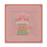 Linda's Dahlia Gift Box A5 Square Groovi Plate
