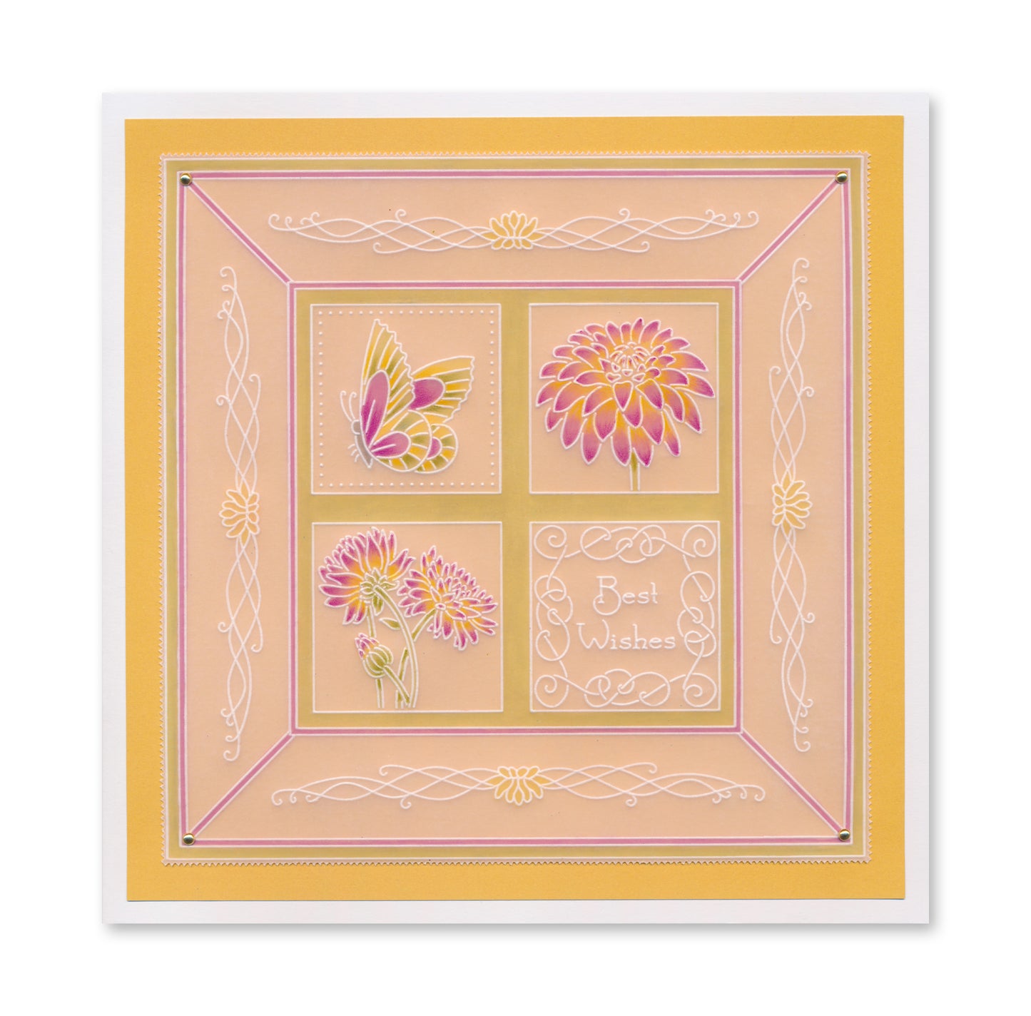 Jayne's Floral Sampler A4 Groovi Plate