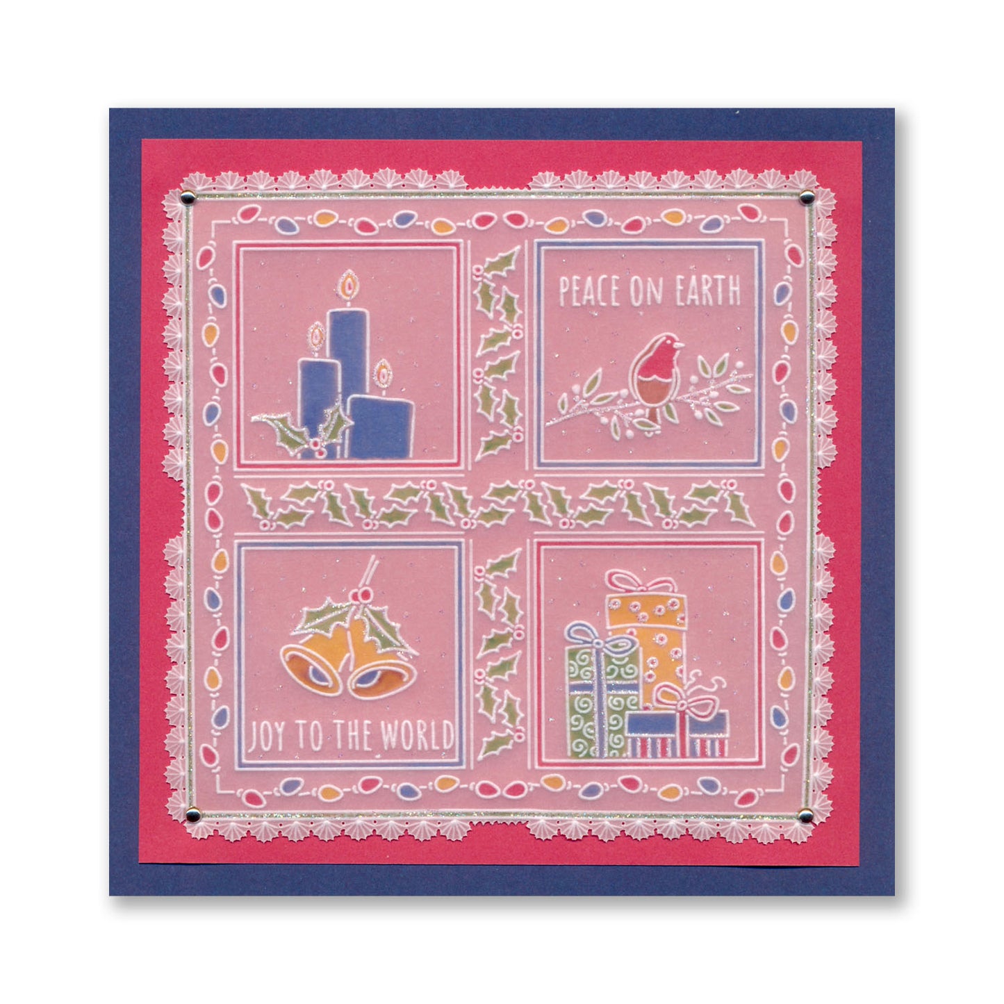 Barbara's SHAC Christmas Plate Mate for A6 Groovi Plates