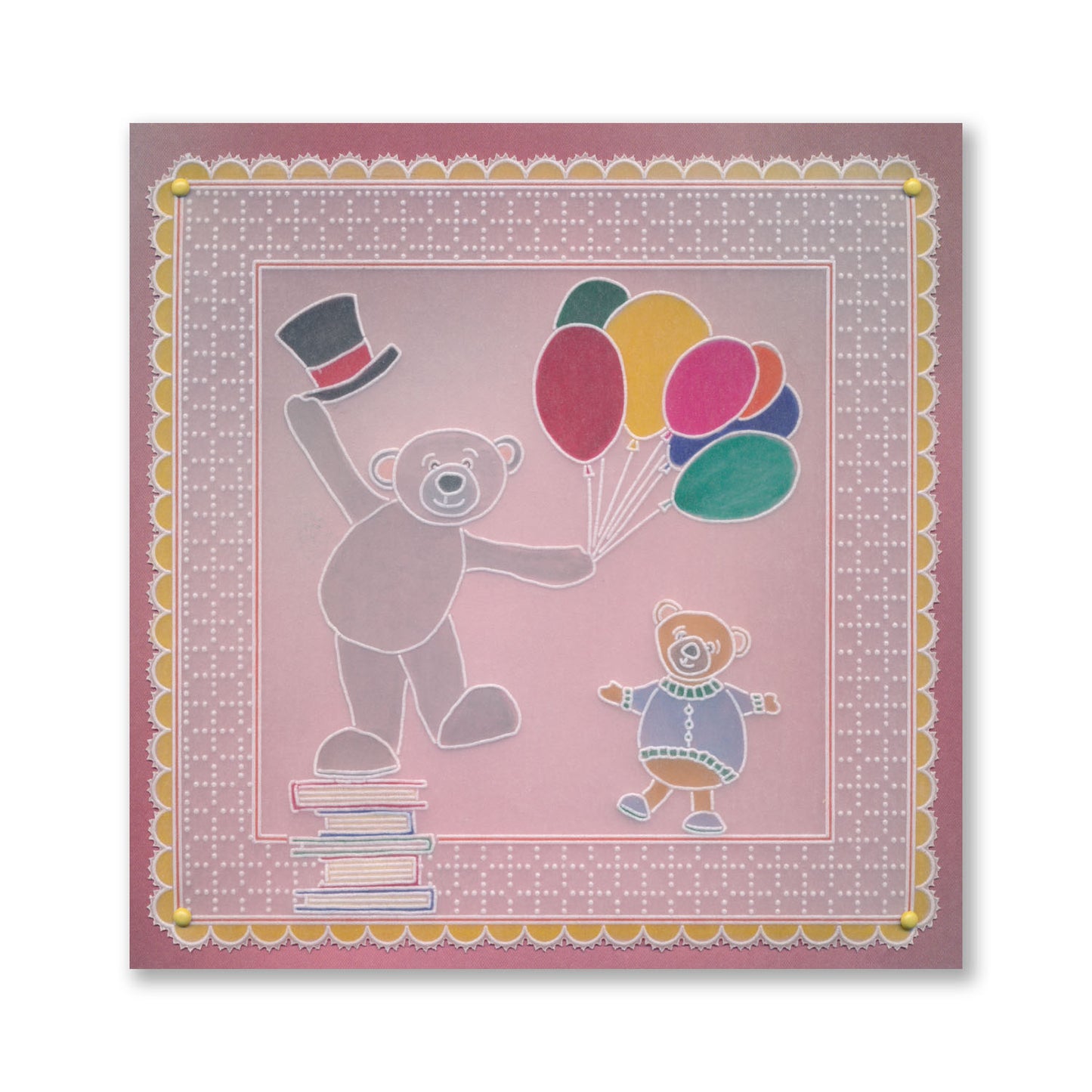 BIP the Bear Characters A5 Square, A6  & Spacer Groovi Plate Collection