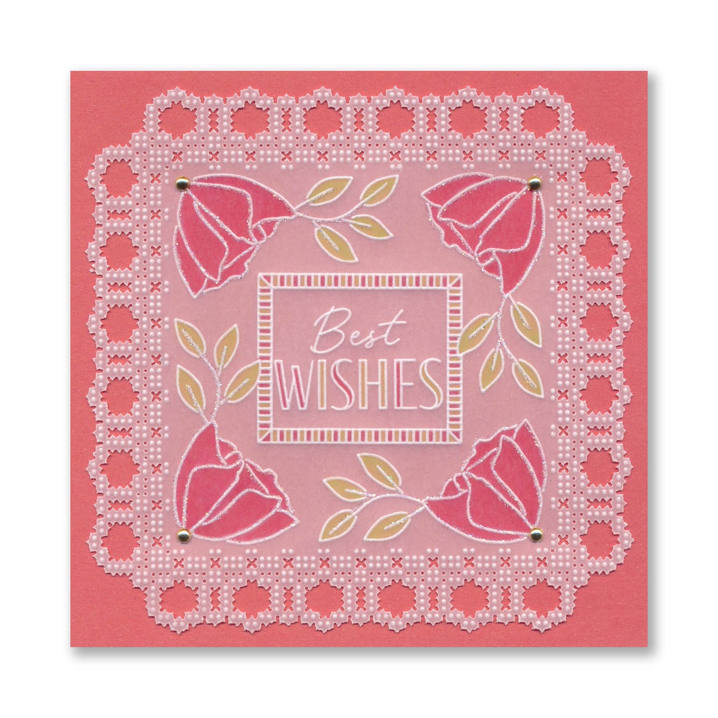 Flower Girls & Sentiments A4 Groovi Plate