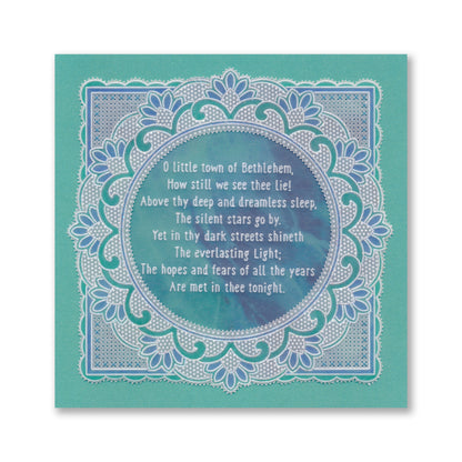 Midi Framed Christmas Hymns - O Little Town of Bethlehem Midi Groovi Plate