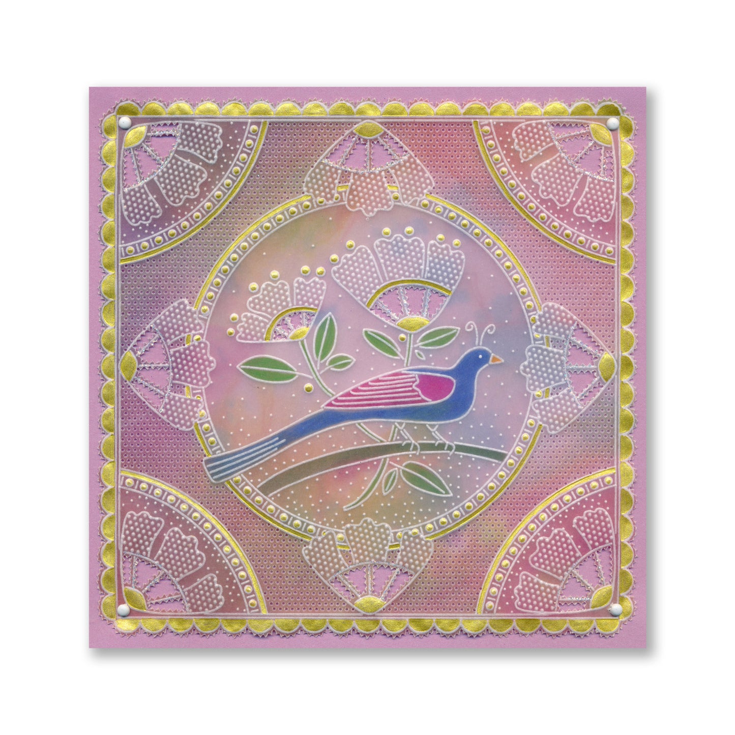 Barbara's Dreambird A5 Square Groovi Plate