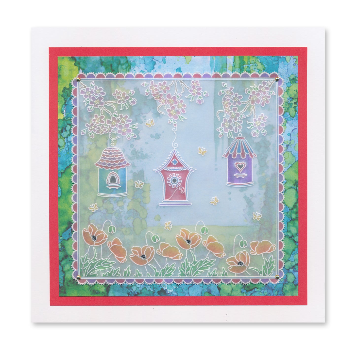 Linda's 123 - Garden Life A5 Square Groovi Plate Trio