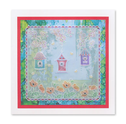 Linda's 123 - Garden Life A5 Square Groovi Plate Trio
