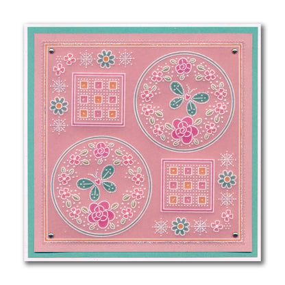 Tina's Layering Plate Mate for A6 Square Plates Complete Collection with Ideas & Inspiration
