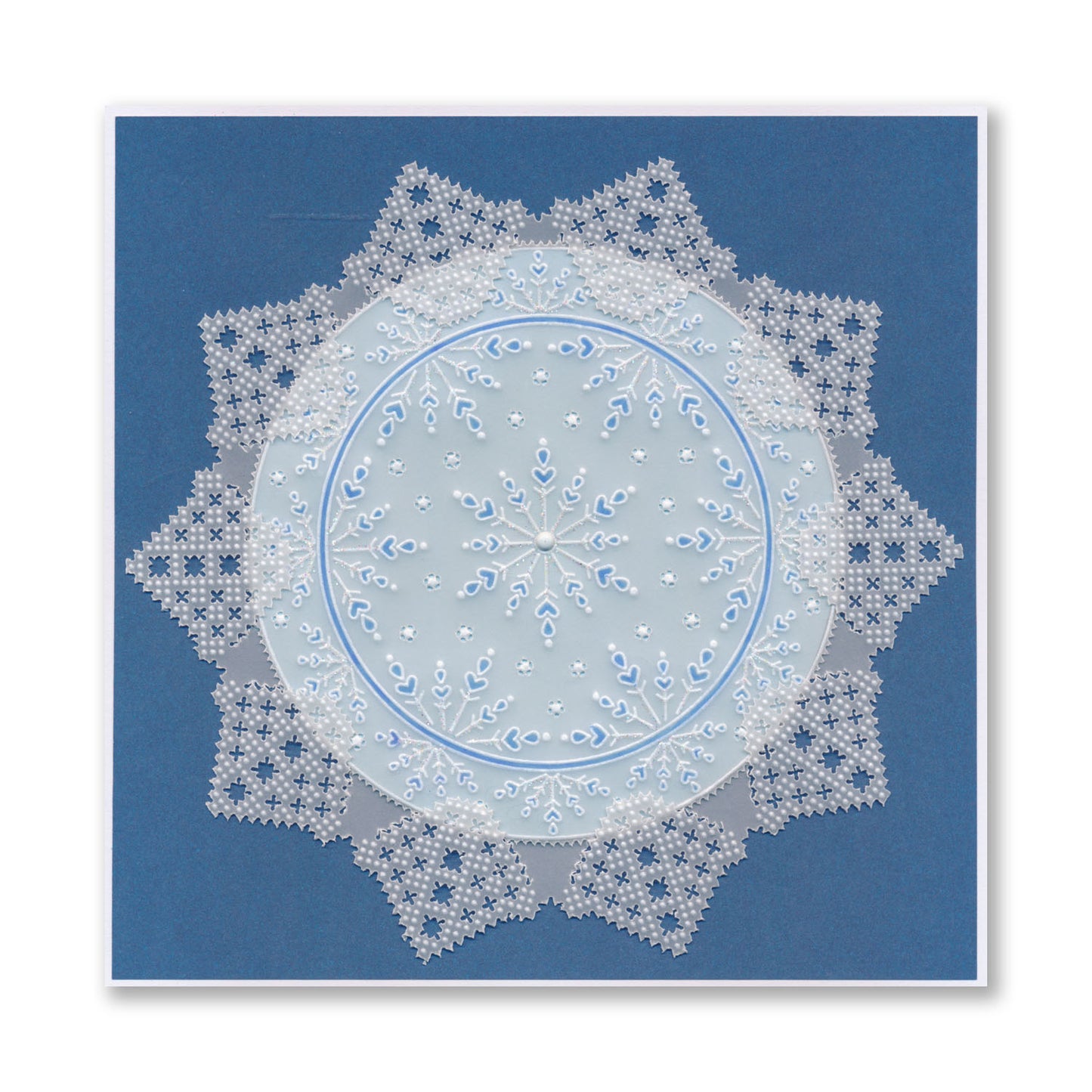 Christmas French Lace Midi Groovi Plate Quartet