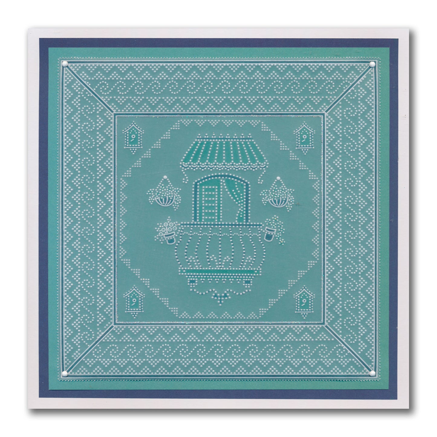 Linda's Layering Frames Set 4 - Tuscany A4 Square & A5 Square Groovi Plate Collection