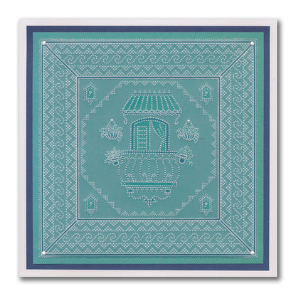 Linda's Layering Frames Set 4 - Tuscany A4 Square & A5 Square Groovi Plate Collection