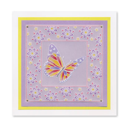 Barbara's Loving Heart A5 Square Groovi Plate