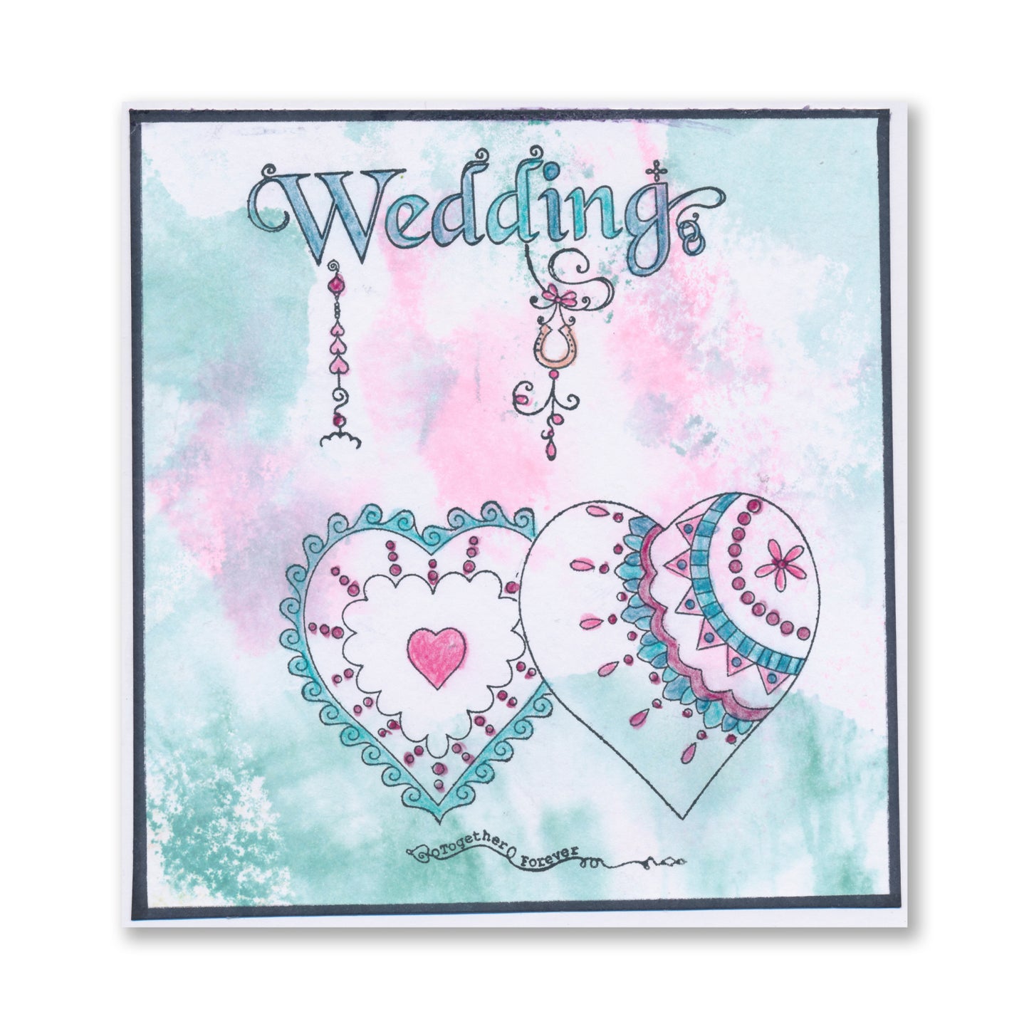 Linda's Bijou Wedding Dangles A6 Stamp Set