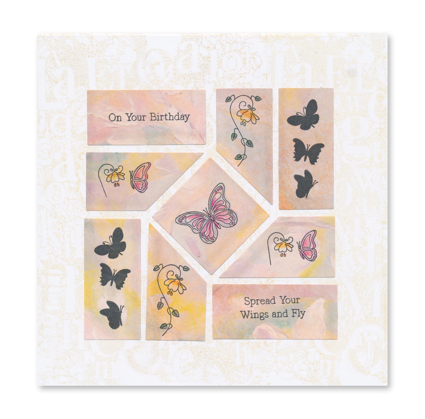 Mini Butterflies A7 Stamp Set