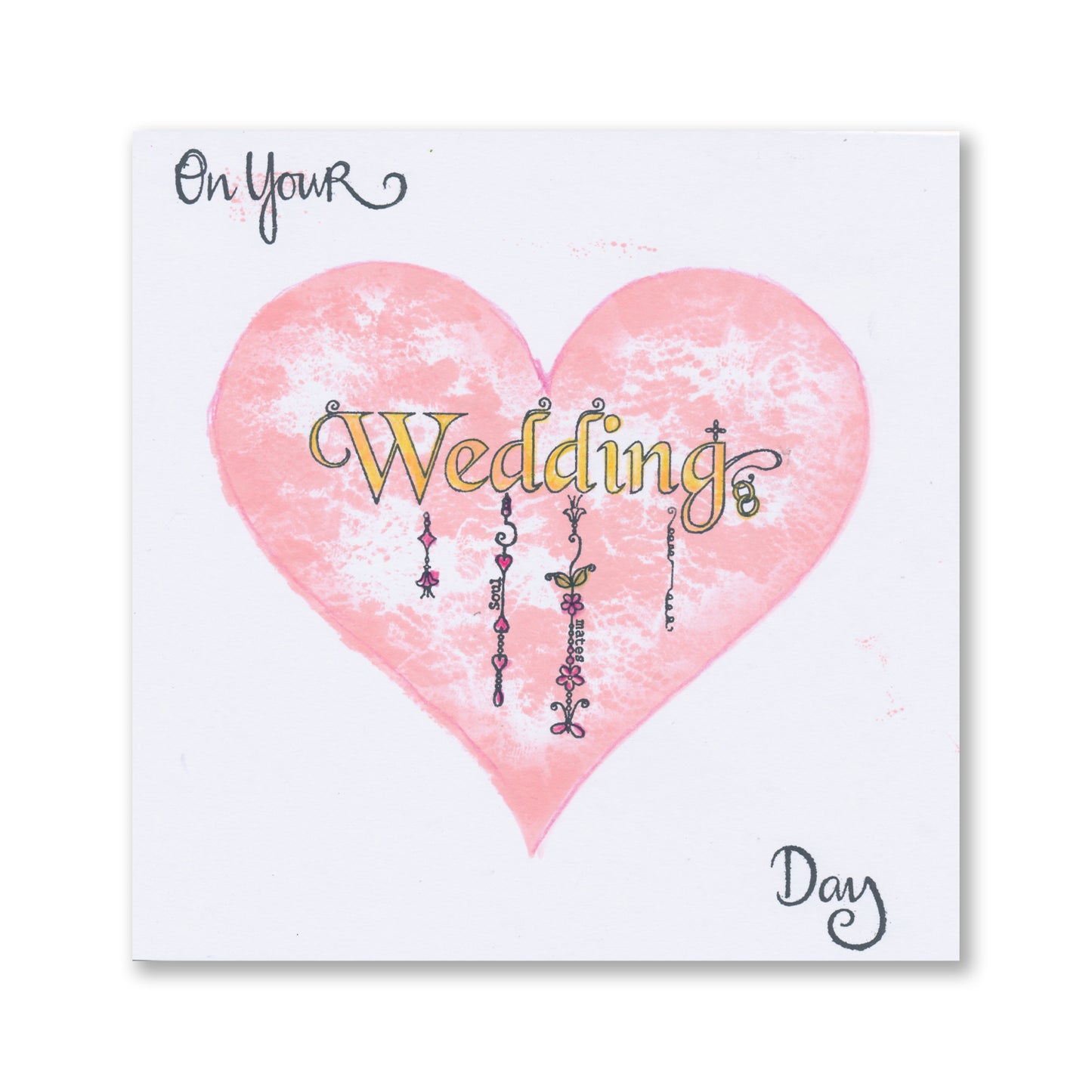 Linda's Bijou Wedding Dangles A6 Stamp Set