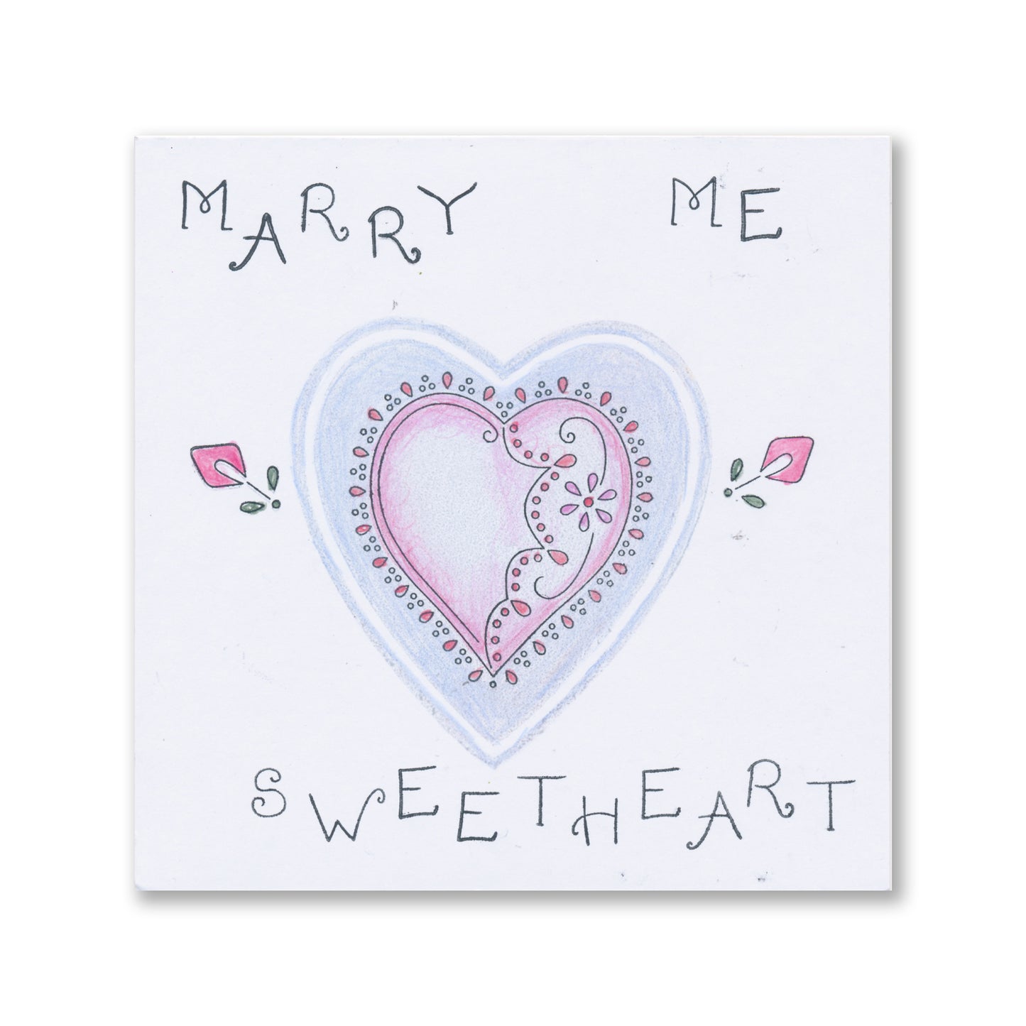 Barbara's Loving Heart A5 Stamp & Mask Set