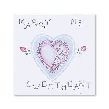 Barbara's Loving Heart A5 Stamp & Mask Set