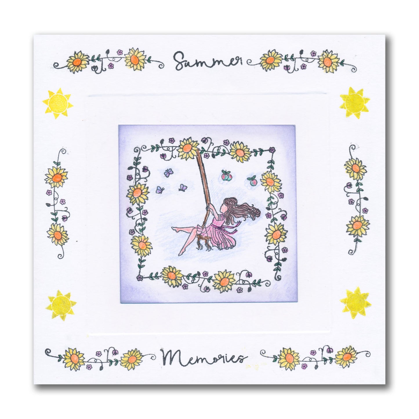 Linda's Bijou Children Through the Seasons - Summer A5 Stamp Set