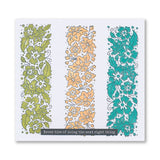 Barbara's Joy - Floral Panel - Two Way Overlay A5 Square Stamp Set