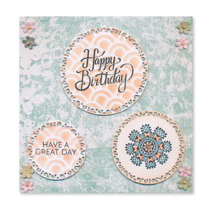 Nested Circle Doodle Frame-its Frames & Panels Die Collection