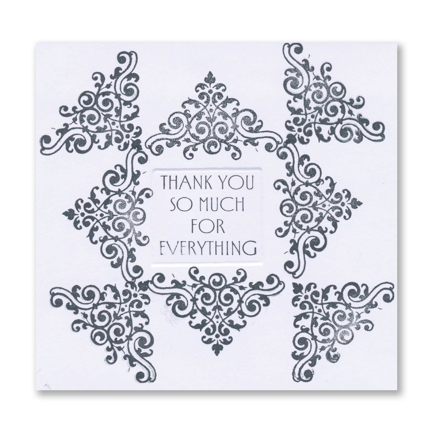 Tall Art Deco Sentiments A5 Stamp Set