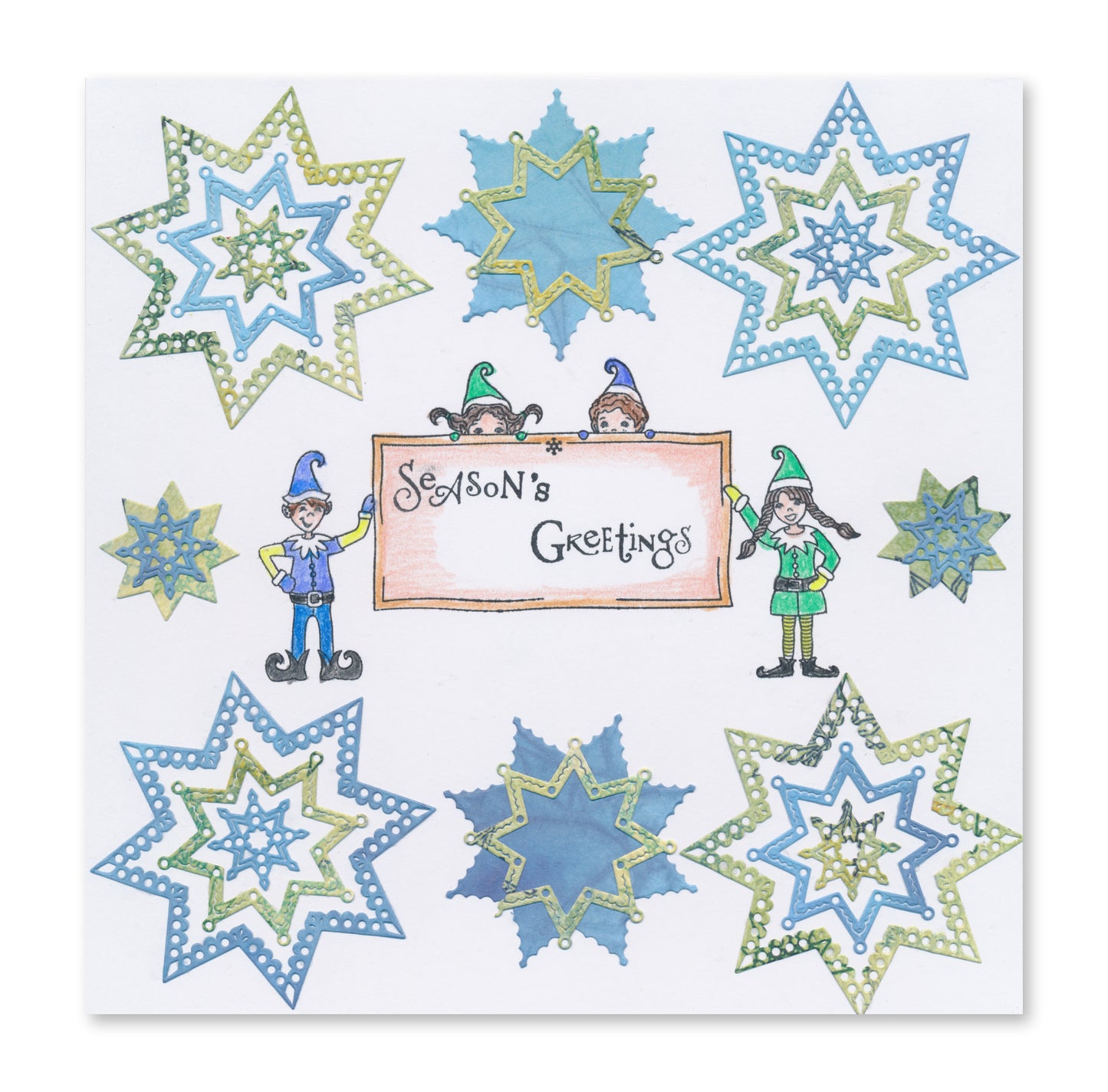 Christmas Mandala Set 4 Clarity Fresh Cut Die