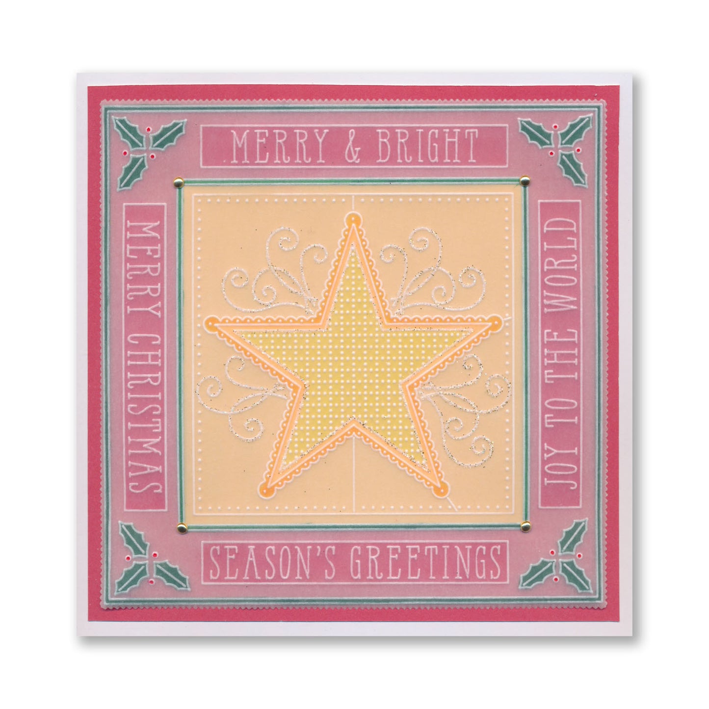 Jazz's Rosie & Festive Sampler A4 Groovi Plate Duo