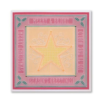 Jazz's Rosie & Festive Sampler A4 Groovi Plate Duo