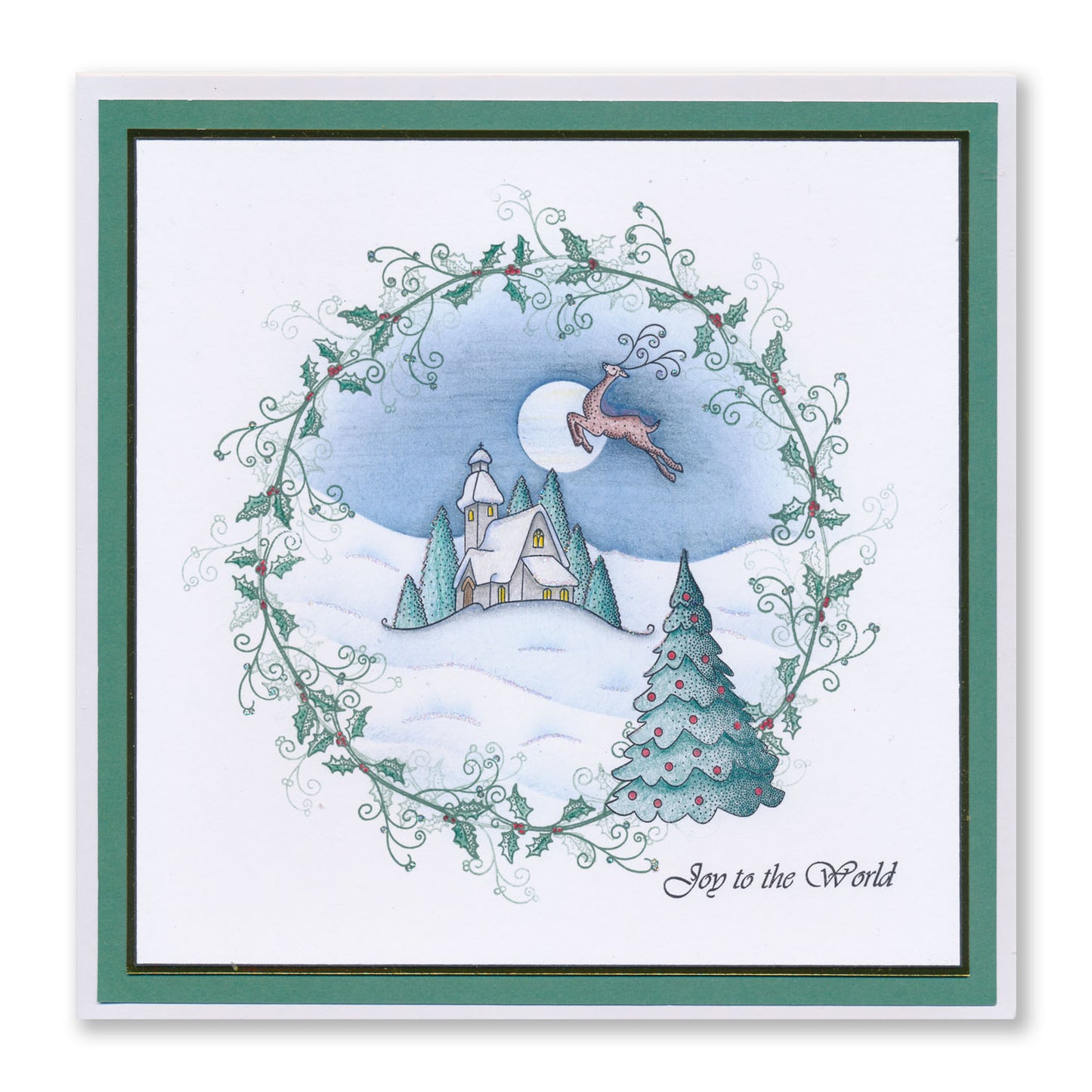 Linda's Joy to the World - Christmas Compendium A6 Stamp Set