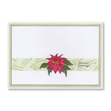 Linda's Elegant Poinsettia - Christmas Compendium A6 Stamp Set