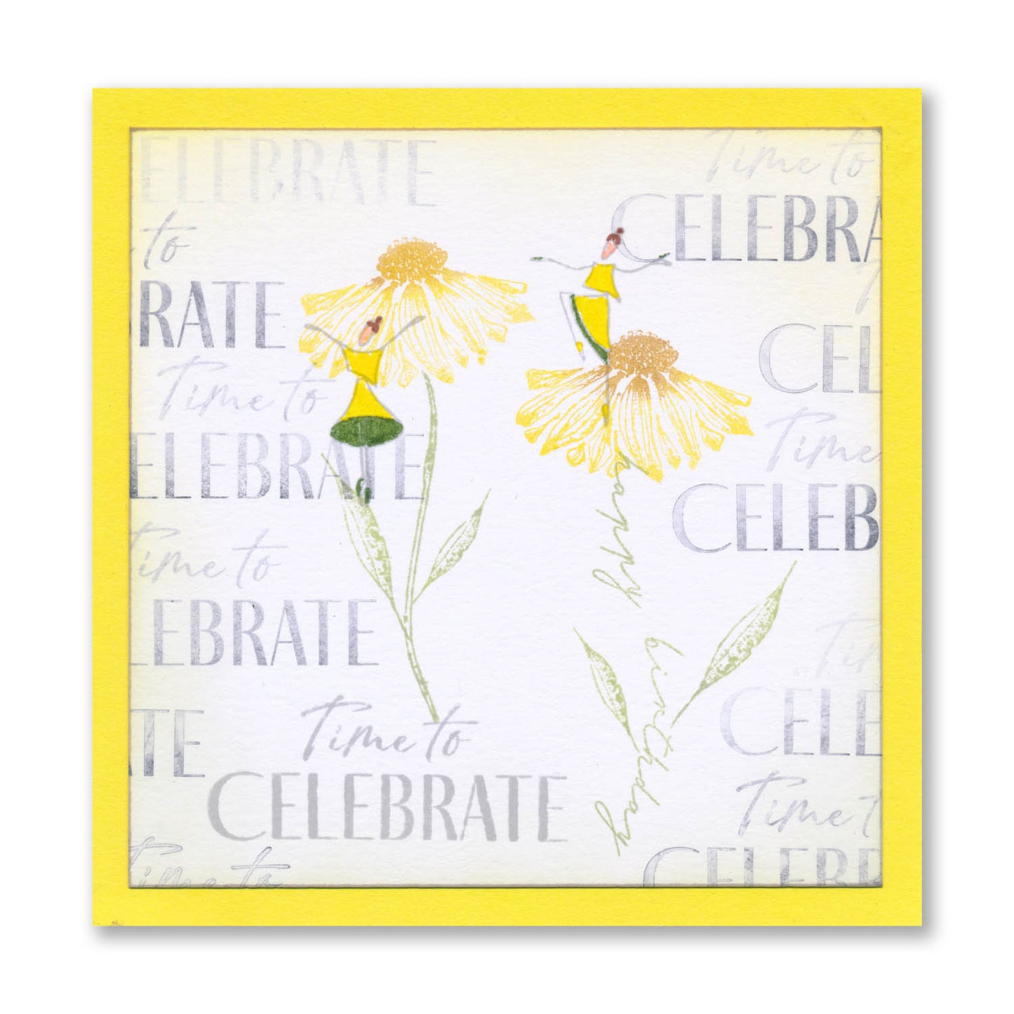 Barb's SHAC Dancing Girls, Dotted Blooms & Sentiments Stamp Collection