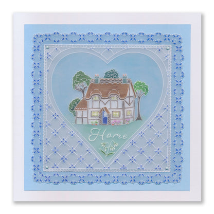 Linda's Layering Frames Set 2 - Countryside A4 Square & A5 Square Groovi Plate Collection