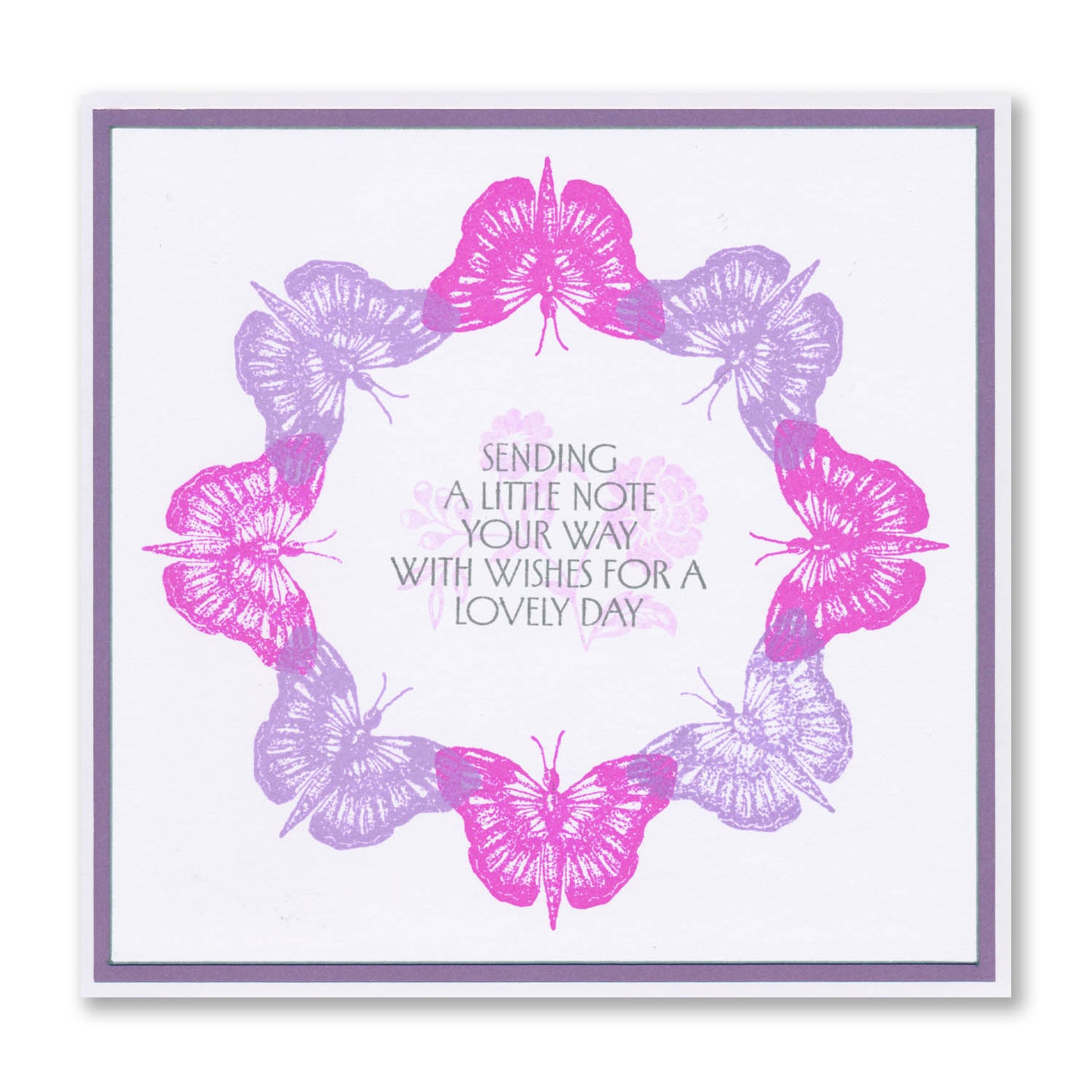 Barbara's Dotted Butterflies A5 Stamp Set