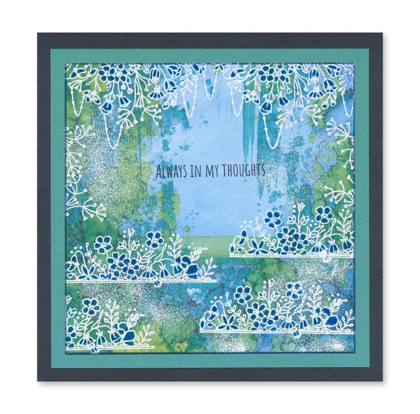Jazz's Floral Panels & Petite Sentiments A5 Square & A7 Stamp Collection
