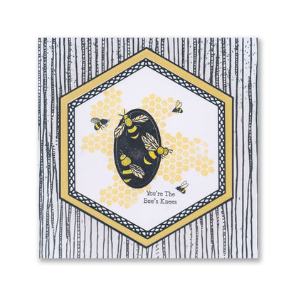 Just Butterflies & Bees Silhouette Framers A5 Stamp Set