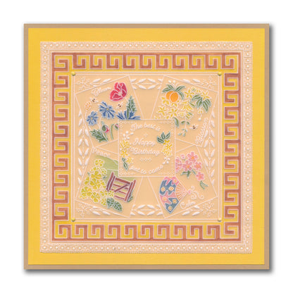 Linda's Layering Frames Sampler A4 Groovi Plate