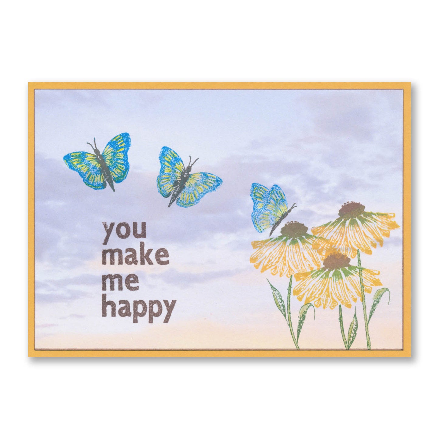 Barbara's Dotted Butterflies A5 Stamp Set