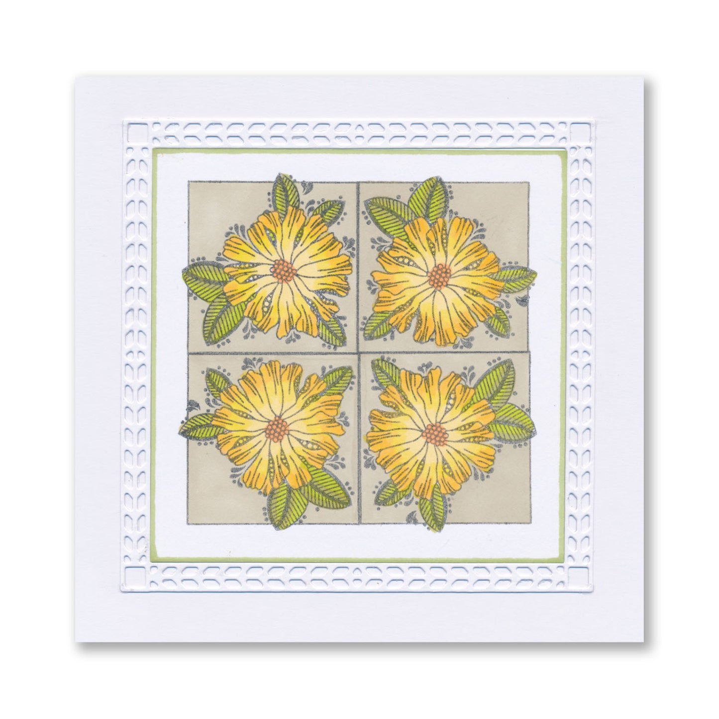 KISS by Clarity - Tina's Flowers Sampler & Thinking of You Flowers A4 & A7 Stamp Duo