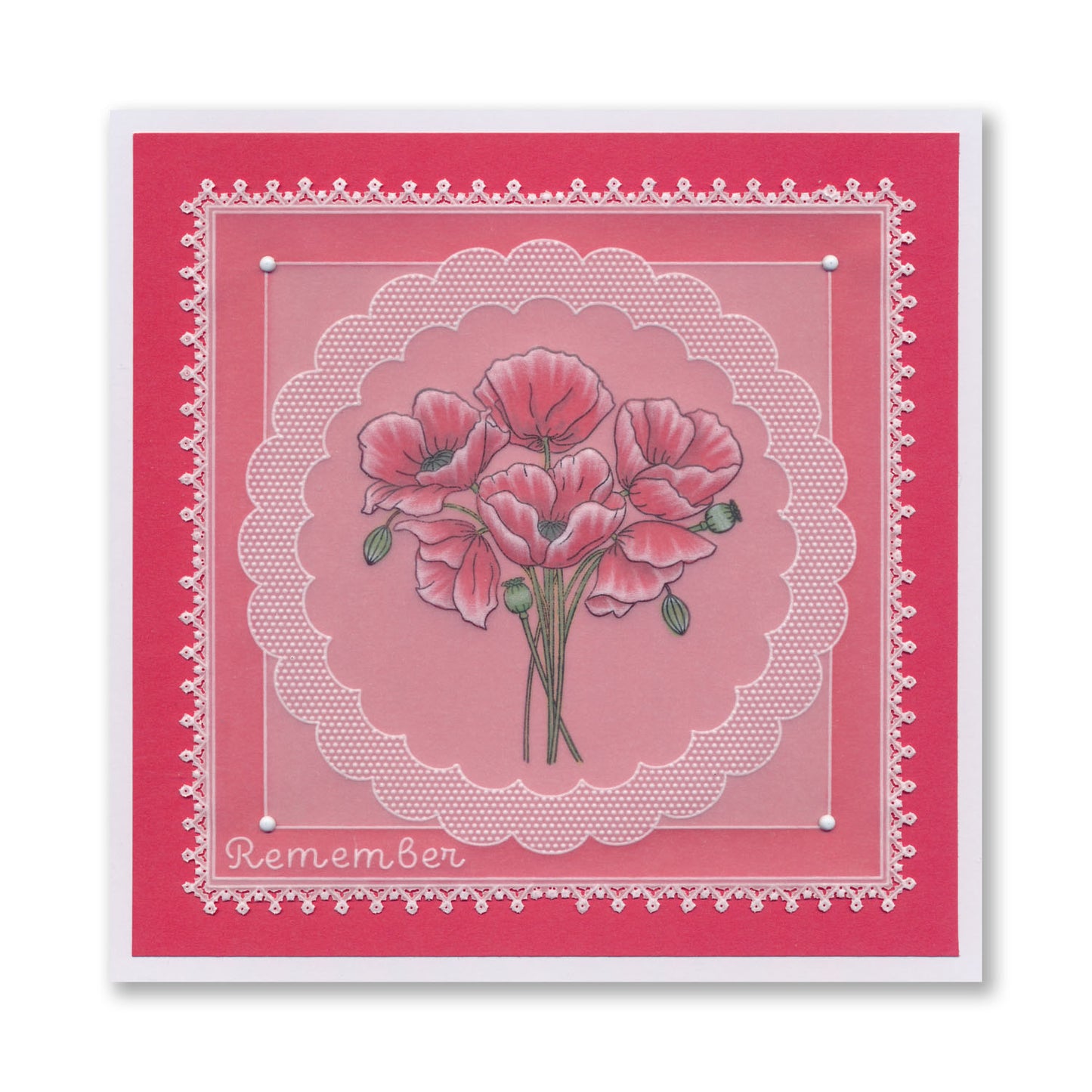 Linda's Poppies A6 Stamp & Mask Set